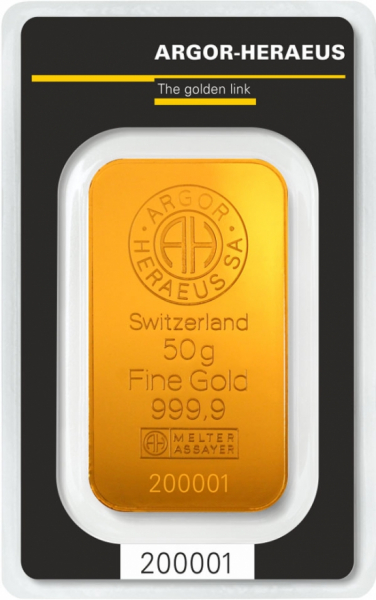 50 gram Gold Bar